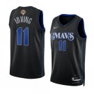 Men's Dallas Mavericks Kyrie Irving Black 2024 Finals City Edition Basketball Jersey