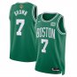 Men's Boston Celtics Jaylen Brown Kelly Green 2024 Finals Icon Edition Stitched Basketball Jersey