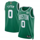 Men's Boston Celtics Jayson Tatum Kelly Green 2024 Finals Icon Edition Stitched Basketball Jersey