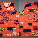Men's New York Knicks Patrick Ewing Graffiti Basketball Jersey Orange