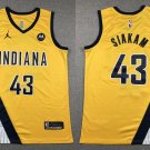 Men's Pacers Pascal Siakam Basketball Jersey Yellow Gold
