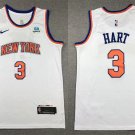Men's New Yok Knicks Josh Hart White Association Edition Basketball Jersey