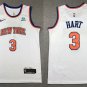Men's New Yok Knicks Josh Hart White Association Edition Basketball Jersey