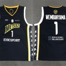 Men's Metropolitans Victor Wembanyama Jersey Black France Team Nationa Mets92 Jersey