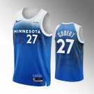Men's Minnesota Timberwolves Rudy Gobert 2023-24 City Edition Jersey Blue