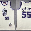 Men's Mitchell & Ness Kings Jason Williams Basketball Jersey Cream White