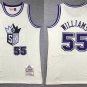 Men's Mitchell & Ness Kings Jason Williams Basketball Jersey Cream White