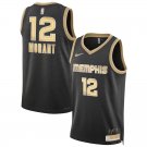 Men's Memphis Grizzlies Ja Morant 2024 Basketball Jersey Black Gold
