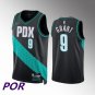 Men's Blazers Jerami Grant City Jersey Black 2023