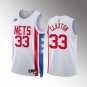 Mens Brooklyn Nets Nic Claxton Nike White 2022-23 Classic Edition Swingman Jersey
