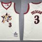 Men's Allen Iverson 76ers Throwback Basketball Jersey Cream White