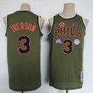 Men's 76ers Allen Iverson Mitchell & Ness Fashion Jersey Camo
