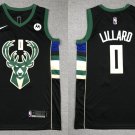 Men's & Kids Milwaukee Bucks Damian Lillard Basketball Jersey Black