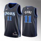 Men's & Youth Mavericks Kyrie Irving City Basketbsall Jersey Black 2024