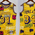 Men's Mitchell & Ness Lakers #34 Shaquille O'Neal Swingman Jersey