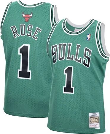 Men & Youth Chicago Bulls Derrick Rose Green Basketball  Jersey