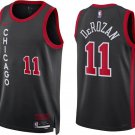Men & Youth Chicago Bulls #11 DeMar DeRozan City Edition Black Jersey