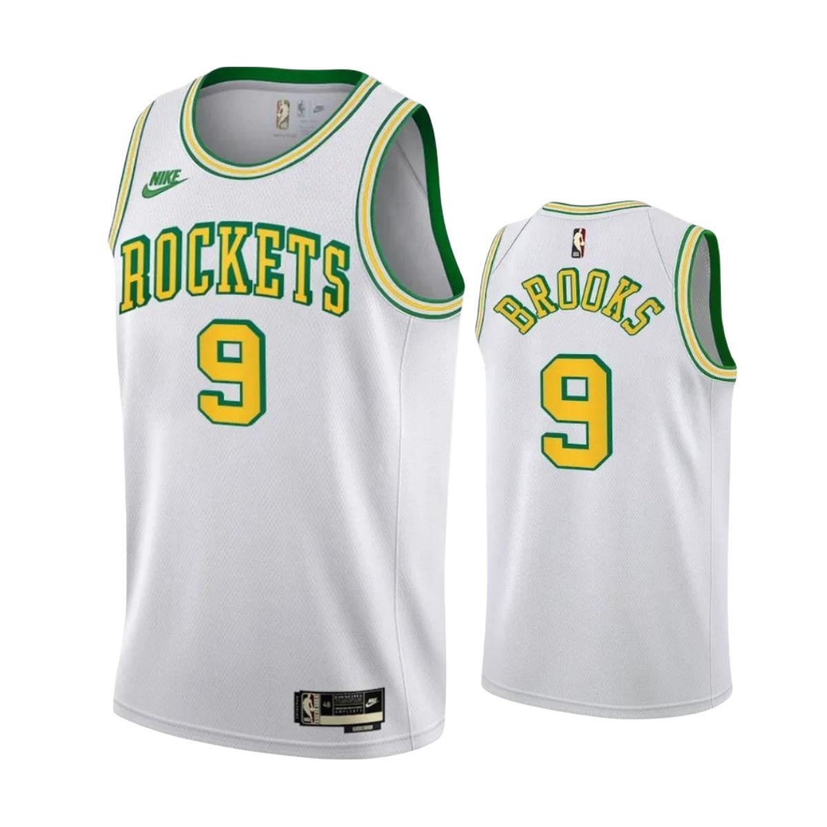 Men & Youth #9 Dillon Brooks Houston Rockets 2022-23 Classic Edition White Jersey