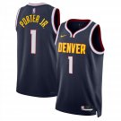 Men & Youth #1 Michael Porter Jr. Denver Nuggets Icon Edition Navy Blue Jersey