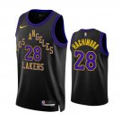 Men & Youth #28 Rui Hachimura Los Angeles Lakers 2023-24 CIty Edition Black Jersey