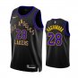 Men & Youth #28 Rui Hachimura Los Angeles Lakers 2023-24 CIty Edition Black Jersey
