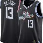 Men & Youth #13 Paul George Los Angeles Clippers City Edition Black Jersey