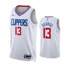 Men & Youth #13 Paul George Los Angeles Clippers Association Edition White Jersey