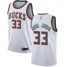 Men & Youth #33 Kareem Abdul Jabbar Milwaukee Bucks White Jersey
