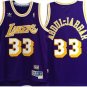 Men & Youth #33 Kareem Abdul Jabbar Los Angeles Lakers Throwback Purple Jersey