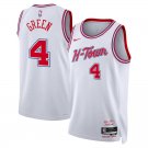 Men & Youth #4 Jalen Green Houston Rockets 2023-24 City Edition White Jersey