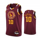 Men & Youth Cleveland Cavaliers #10 Darius Garland 75th Anniversary City Edition Red Jersey