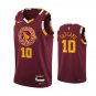 Men & Youth Cleveland Cavaliers #10 Darius Garland 75th Anniversary City Edition Red Jersey