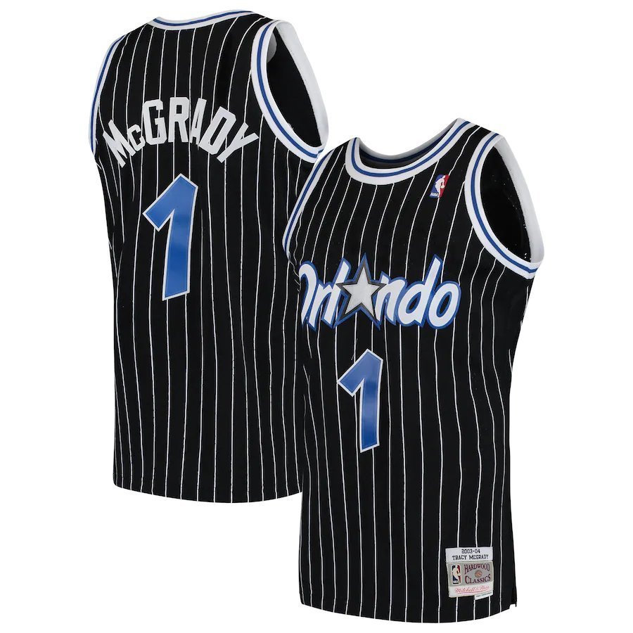Men & Youth #1 Tracy McGrady Toronto Raptors Throwback Edition Black Jersey