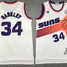 Men's #34 Charles Barkley Phoenix Suns Throwback Edition White Jersey