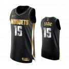 Men & Youth #15 Nikola Jokic Denver Nuggets Black Golden Edition Jersey