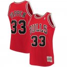 Men & Youth #33 Scottie Pippen Chicago Bulls Throwback Edition Red Jersey