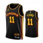 Men & Youth #11 Trae Young Atlanta Hawks 2022/23 Statement Edition Black Jersey