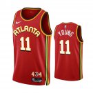 Men & Youth #11 Trae Young Atlanta Hawks 2022/23 Icon Edition Red Jersey