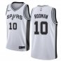Men & Youth #10 Dennis Rodman San Antonio Spurs Association Edition White Jersey