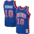 Men & Youth #10 Dennis Rodman Detroit Pistons Blue Jersey
