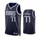 Men & Youth #77 Luka Doncic Dallas Mavericks 2022-23 Statement Edition Navy Blue Jersey