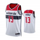 Men & Youth #13 Jordan Poole Washington Wizards 2022-23 Association Edition White Jersey