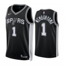 Men & Youth #1 Victor Wembanyama San Antonio Spurs Icon Edition Black Jersey