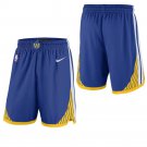 Men's Golden State Warriors Icon Edition Stitched Blue Basketball Pockets Shorts