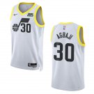 Men & Youth #30 Utah Jazz Ochai Agbaji 2022-23 Association Edition White Jersey