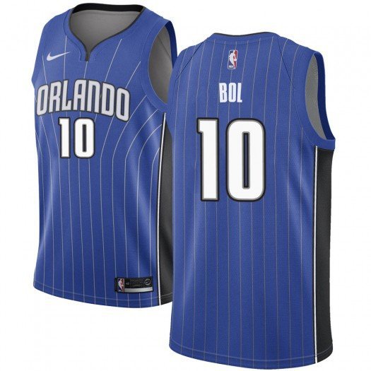 Men & Youth #10 Bol Bol Orlando Magic Icon Edition Blue Jersey