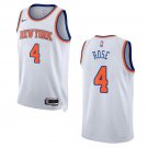 Men & Youth #4 Derrick Rose New York Knicks 2022-23 Association Edition White Jersey