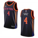 Men & Youth #4 Derrick Rose New York Knicks 2022-23 Statement Edition Black Jersey