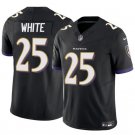 Men's Baltimore Ravens #25 Tre'Davious White Black 2023 F.U.S.E. Vapor Limited Football Jersey