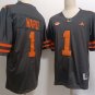 Men's Miami Hurricanes #1 Cam Ward Black Stitched Football Jersey